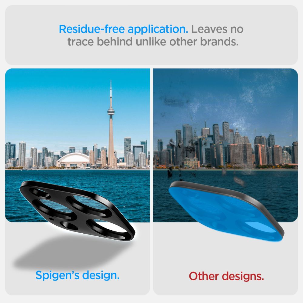 Spigen Optik.TR kameros apsauga iPhone 14–16 Pro/Max – juoda, 2 vnt.