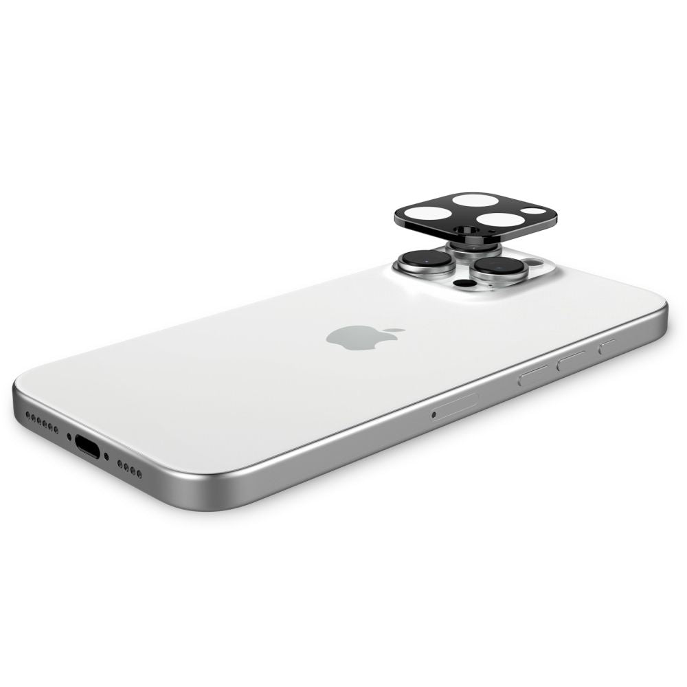 Spigen Optik.TR kameros apsauga iPhone 14–16 Pro/Max – juoda, 2 vnt.