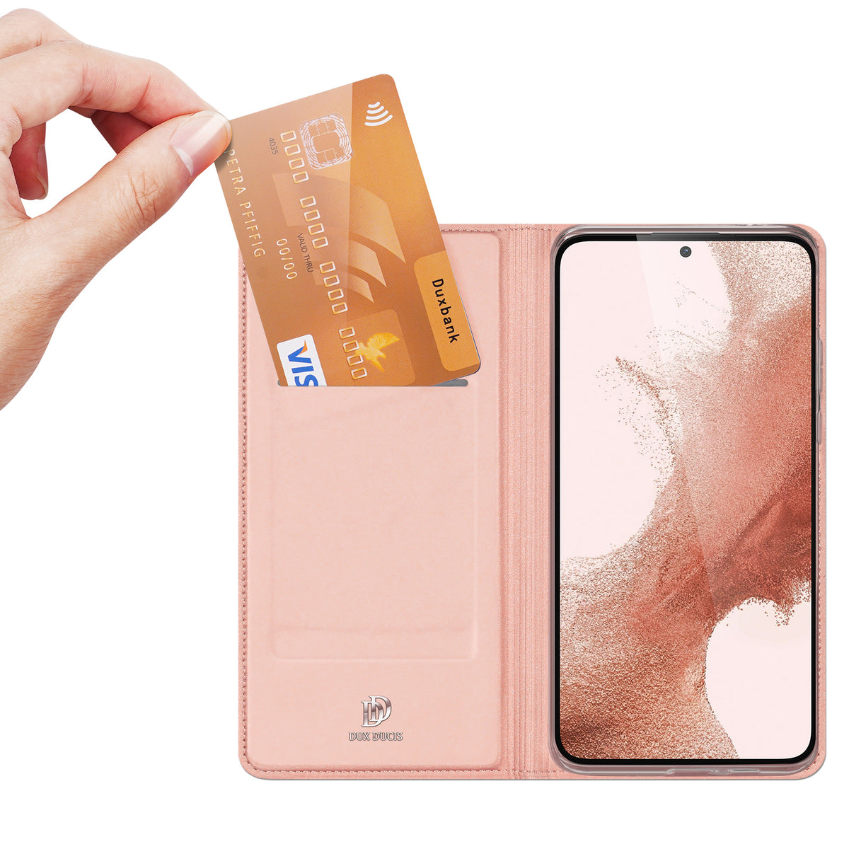 Dux Ducis Skin Pro dėklas Samsung Galaxy S23+ – rožinis