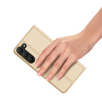 Dux Ducis Skin Pro dėklas Galaxy S23+ – auksinis