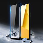 Dux Ducis 9D grūdintas stiklas Vivo Y16 / Y02s visas ekranas su juodu rėmeliu (tinka dėklui) -- Cell phone tempered glass