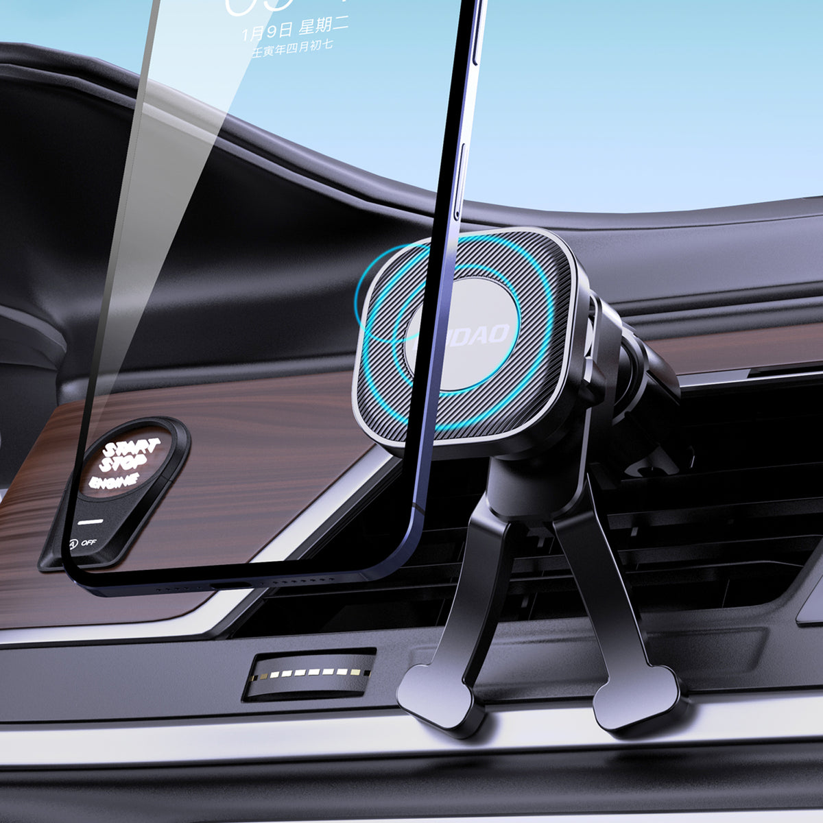 Dudao magnetinis automobilinis laikiklis oro angoms (F6Pro)
