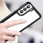Skaidrus dėklas Samsung Galaxy S23+ – Outer Space Case, juodas