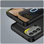 Carbon Case Dėklas Nokia G400 Lankstus silikoninis anglies dangtelis juodas -- Nokia G400