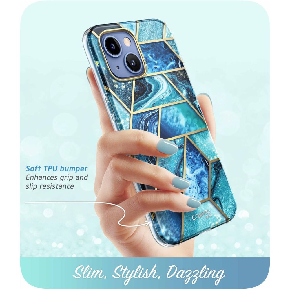 Supcase Cosmo dėklas iPhone 14 Plus – mėlynas