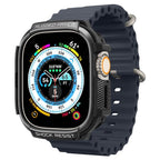 Spigen Rugged Armor dėklas Apple Watch Ultra (49mm) - Matinis juodas -- Apple Watch Ultra