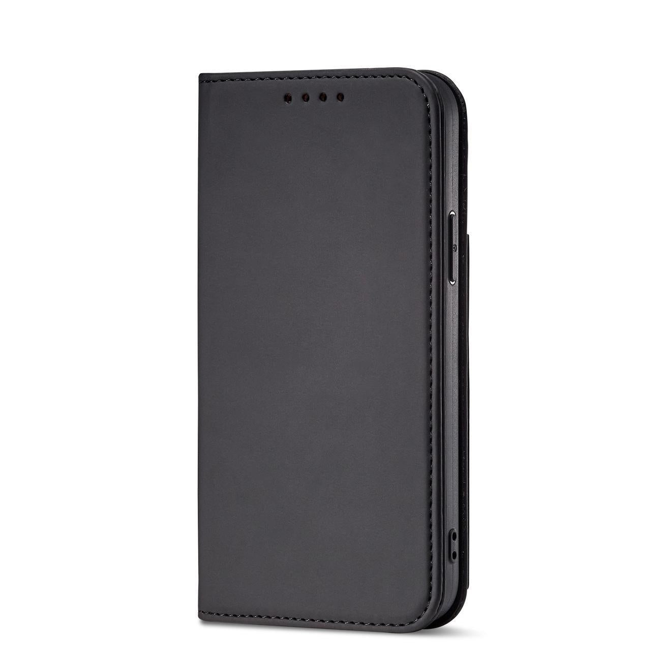 Magnetinis dėklas Samsung Galaxy S23 – juodas, su pinigine