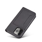 Magnetinis dėklas Samsung Galaxy S23 – juodas, su pinigine