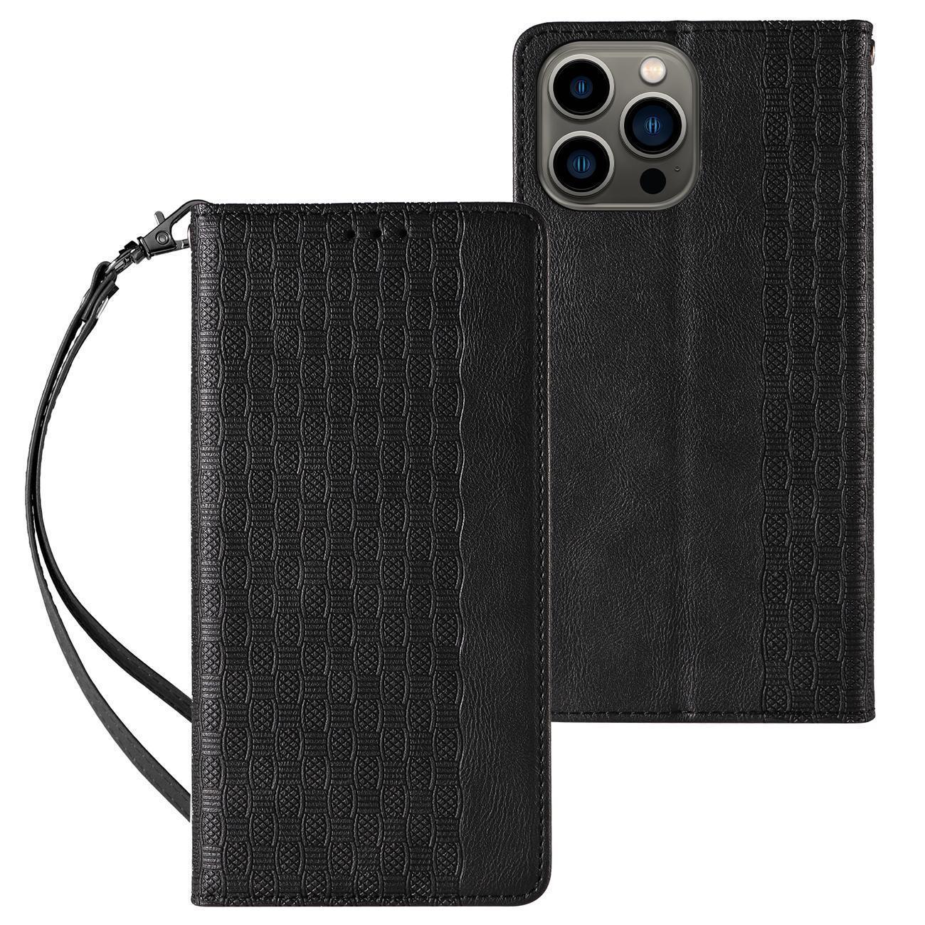Magnetinis atverčiamas dėklas Samsung Galaxy S23 – juodas