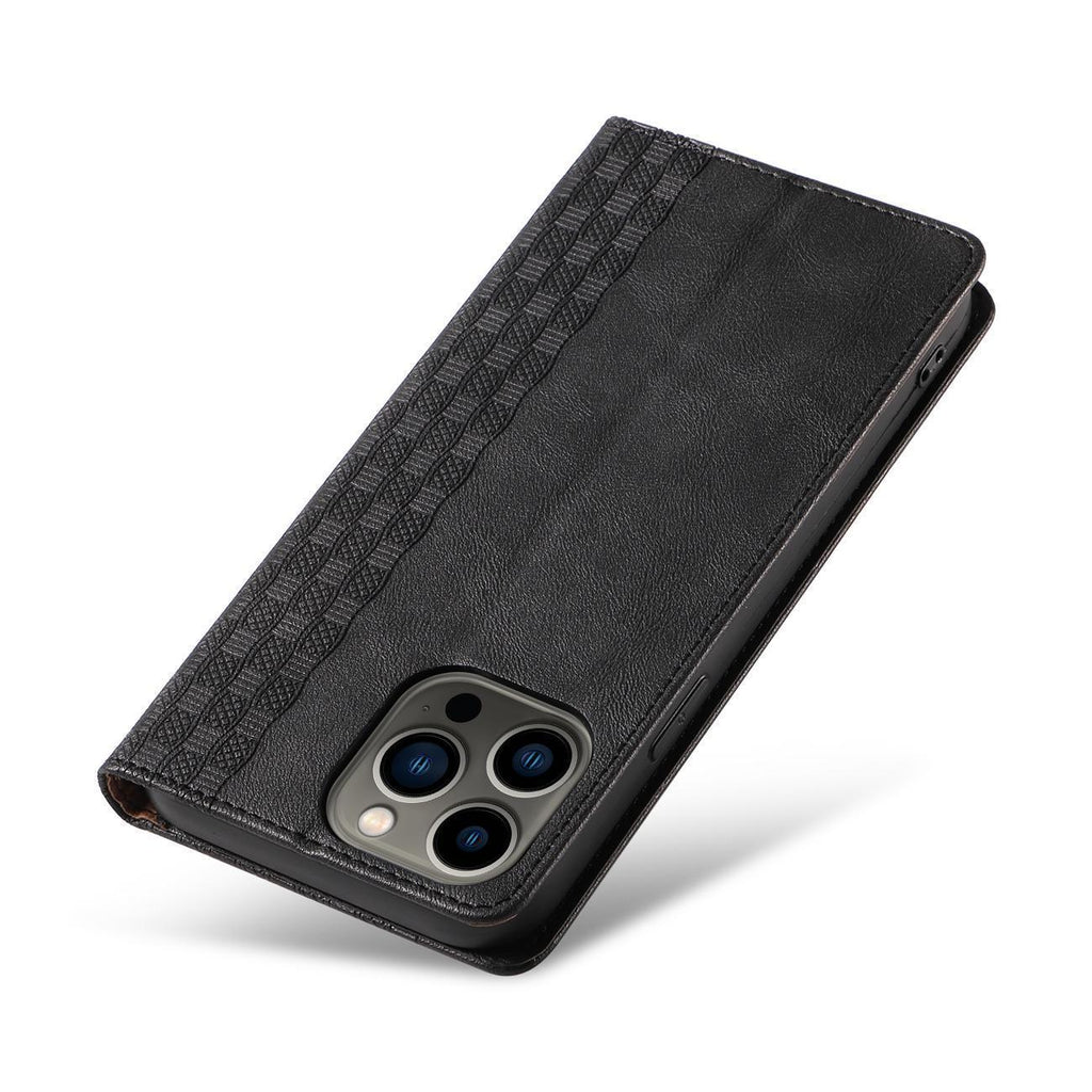 Magnetinis atverčiamas dėklas Samsung Galaxy S23 – juodas