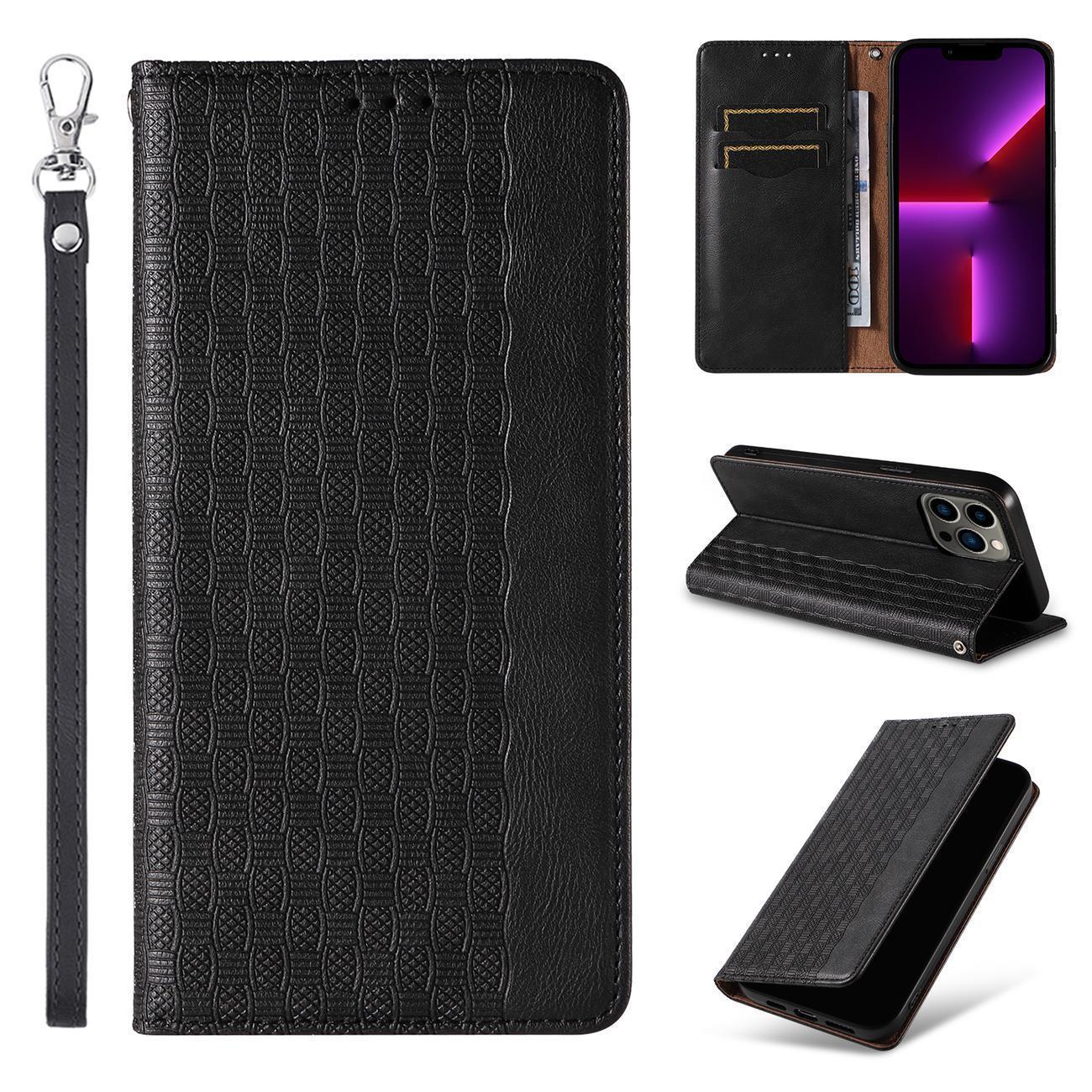 Magnetinis atverčiamas dėklas Samsung Galaxy S23 – juodas