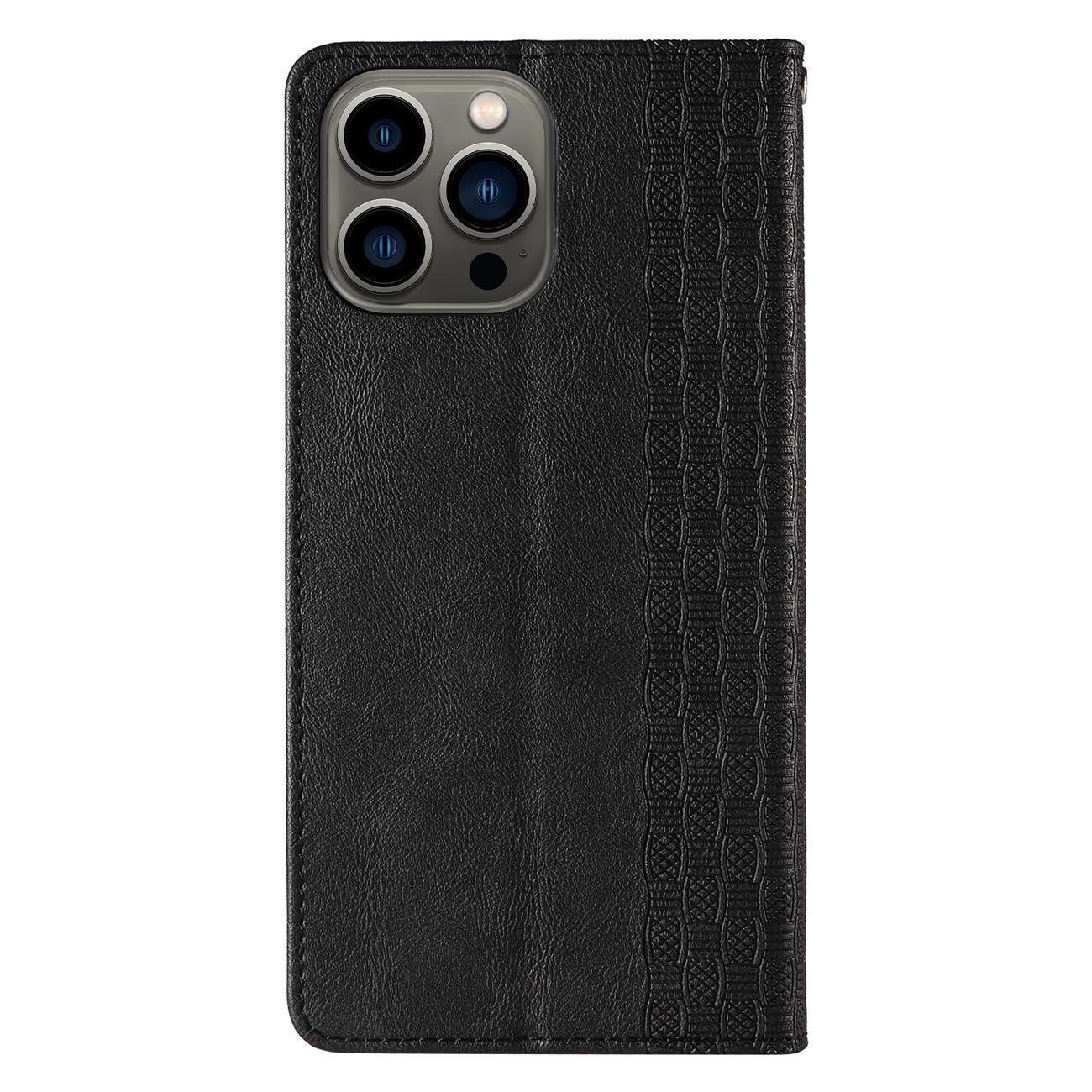 Magnetinis atverčiamas dėklas Samsung Galaxy S23 – juodas