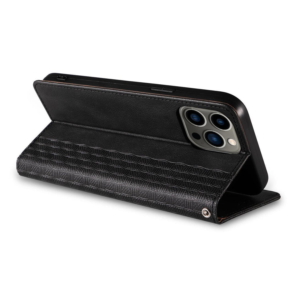 Magnetinis dėklas-piniginė Samsung Galaxy S23 Ultra – juodas