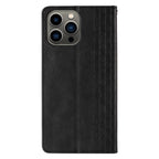 Magnetinis dėklas-piniginė Samsung Galaxy S23 Ultra – juodas