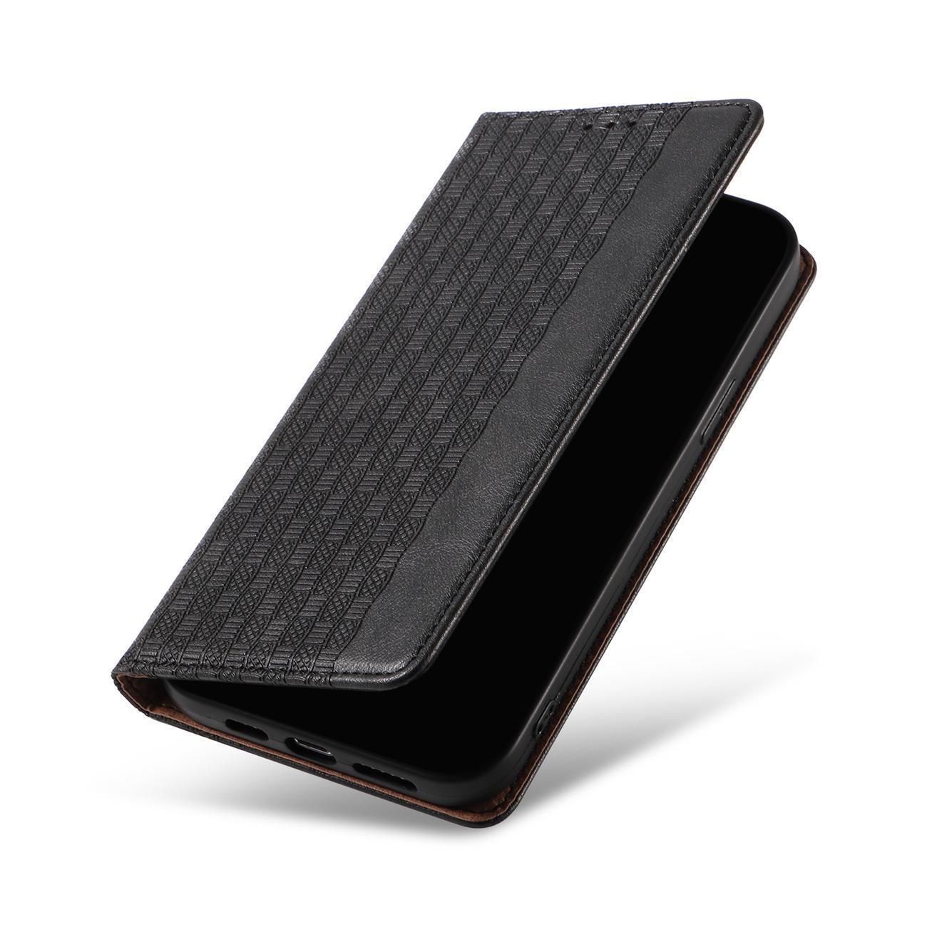 Magnetinis dėklas-piniginė Samsung Galaxy S23 Ultra – juodas