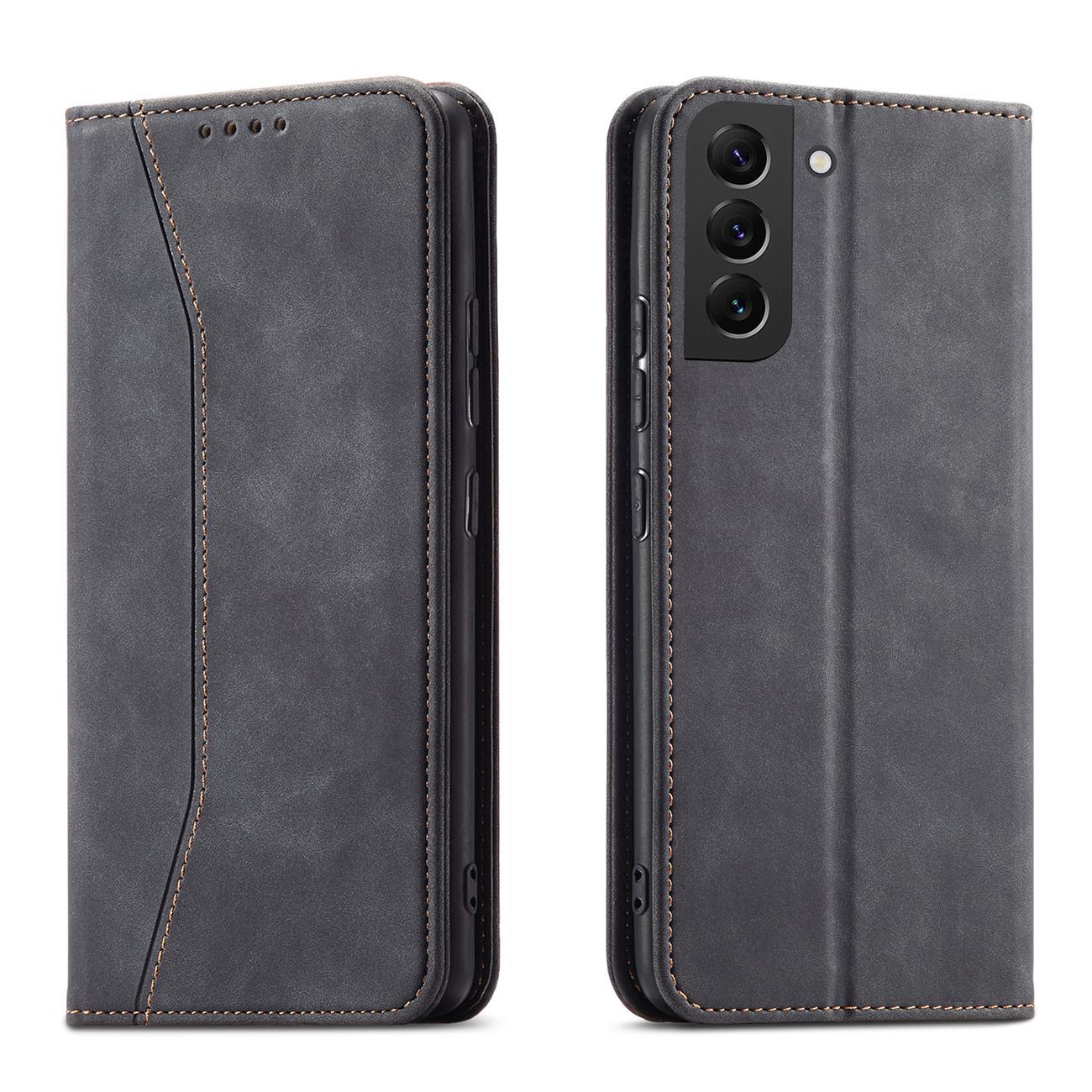 Magnet Fancy dėklas Samsung Galaxy S23+ – juodas