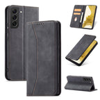 Magnet Fancy dėklas Samsung Galaxy S23+ – juodas