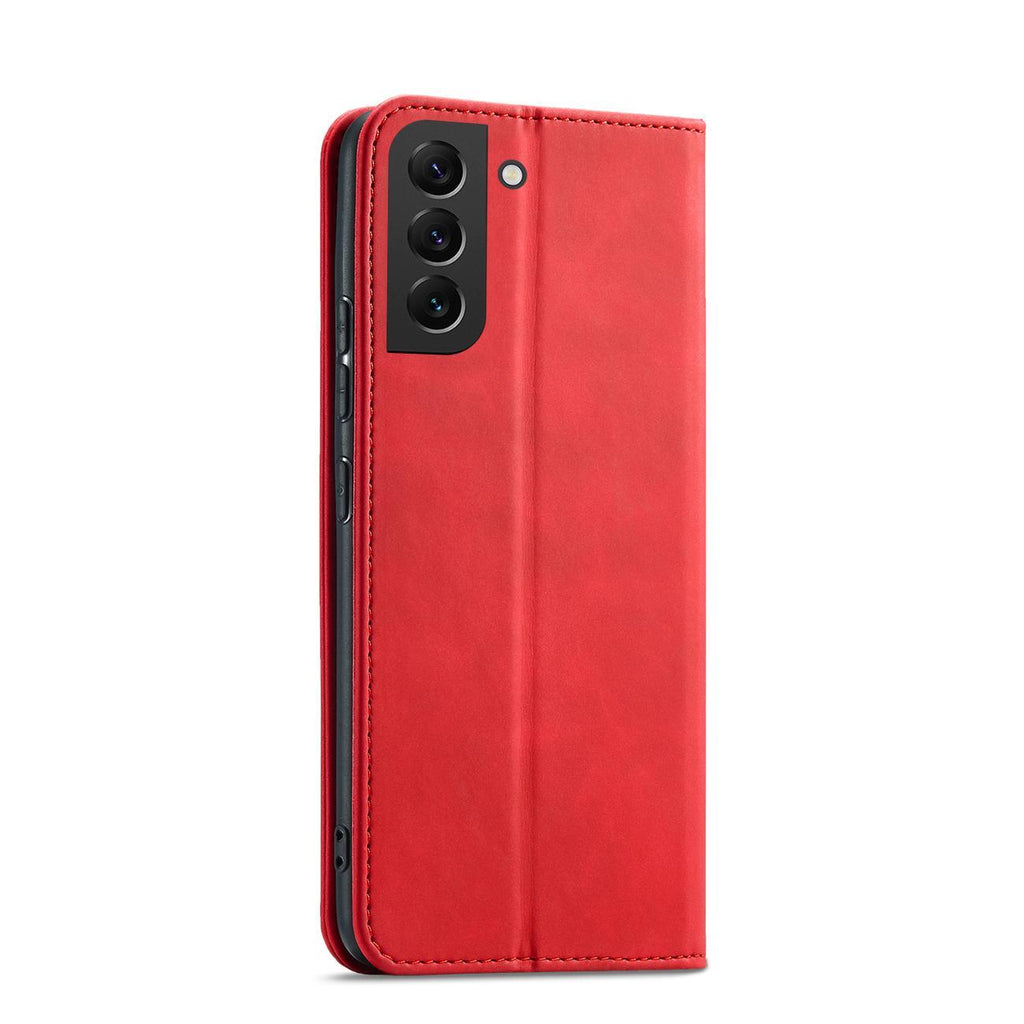 Magnet Fancy dėklas Samsung Galaxy S23+ – raudonas