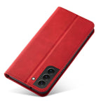 Magnet Fancy dėklas Samsung Galaxy S23+ – raudonas