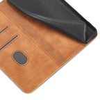 Magnet Fancy Case dėklas Samsung Galaxy S23+ – rudas