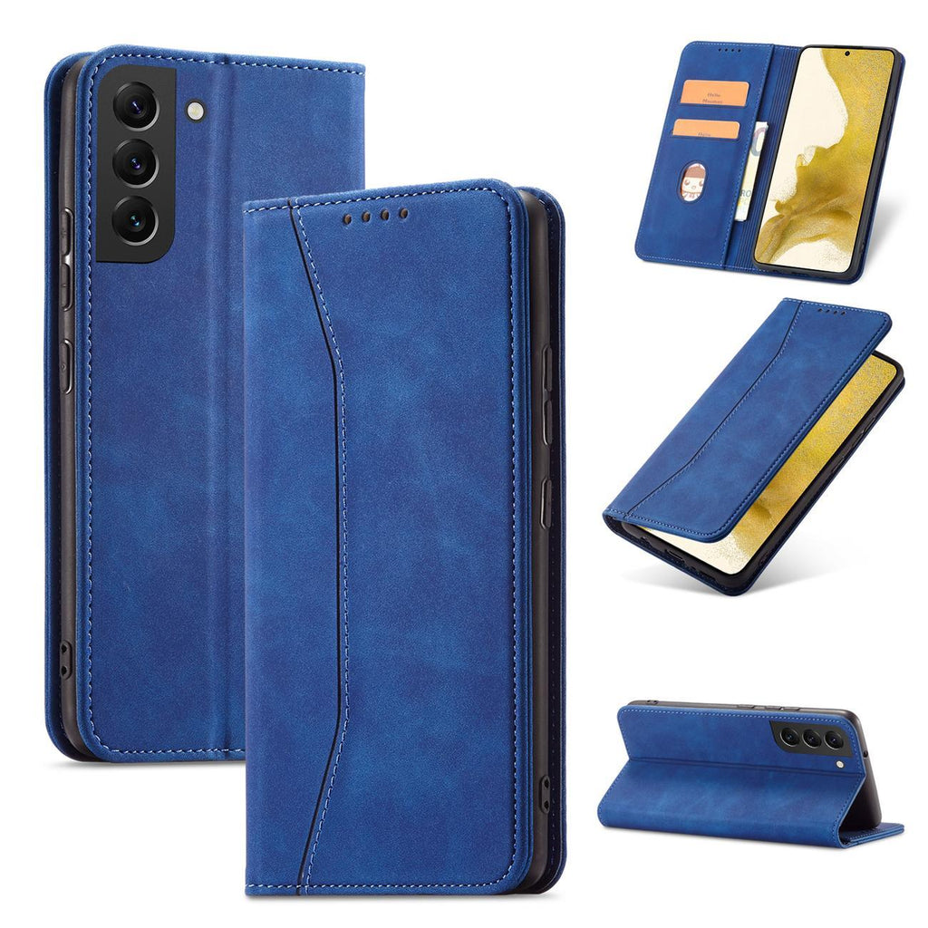 Magnet Fancy dėklas Samsung Galaxy S23 Ultra – mėlynas