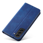 Magnet Fancy dėklas Samsung Galaxy S23 Ultra – mėlynas