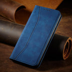 Magnet Fancy dėklas Samsung Galaxy S23 Ultra – mėlynas