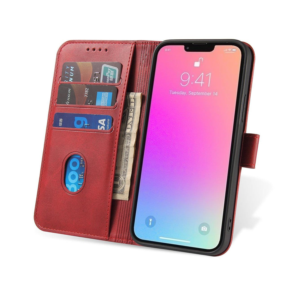 Magnet Case dėklas Samsung Galaxy S23 Ultra – raudonas
