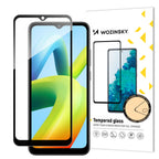 Wozinsky grūdintas stiklas Xiaomi Redmi A1+ – juodas rėmelis -- Xiaomi Redmi A1+