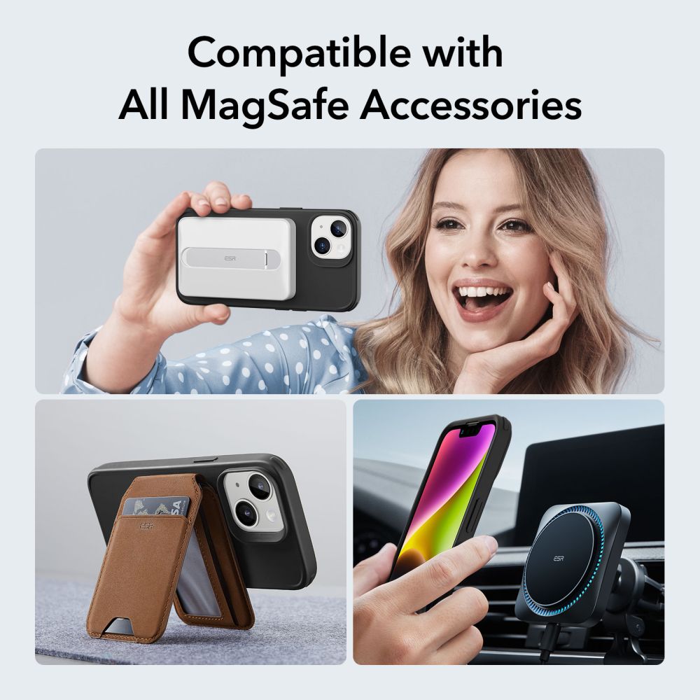 ESR Classic Hybrid HaloLock MagSafe dėklas iPhone 14 Plus – juodas -- iPhone 14 Plus