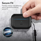 ESR Orbit HaloLock MagSafe dėklas AirPods Pro – juodas -- AirPods Pro 1