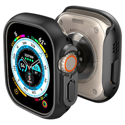 Spigen Thin Fit dėklas Apple Watch Ultra (49mm) - Juodas -- Apple Watch Ultra