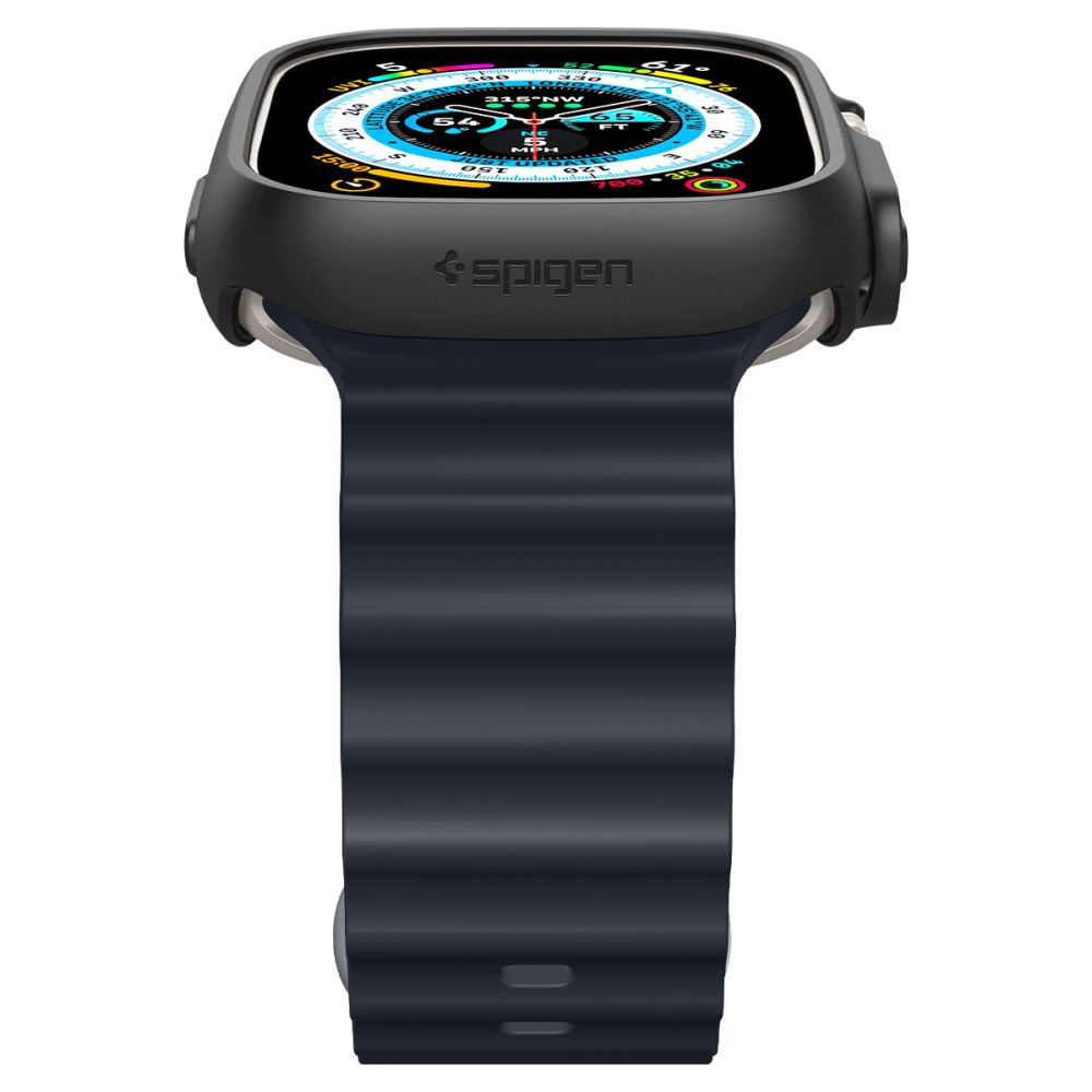 Spigen Thin Fit dėklas Apple Watch Ultra (49mm) - Juodas -- Apple Watch Ultra