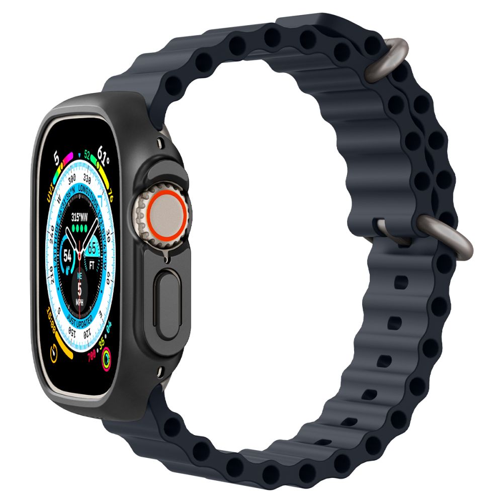 Spigen Thin Fit dėklas Apple Watch Ultra (49mm) - Juodas -- Apple Watch Ultra