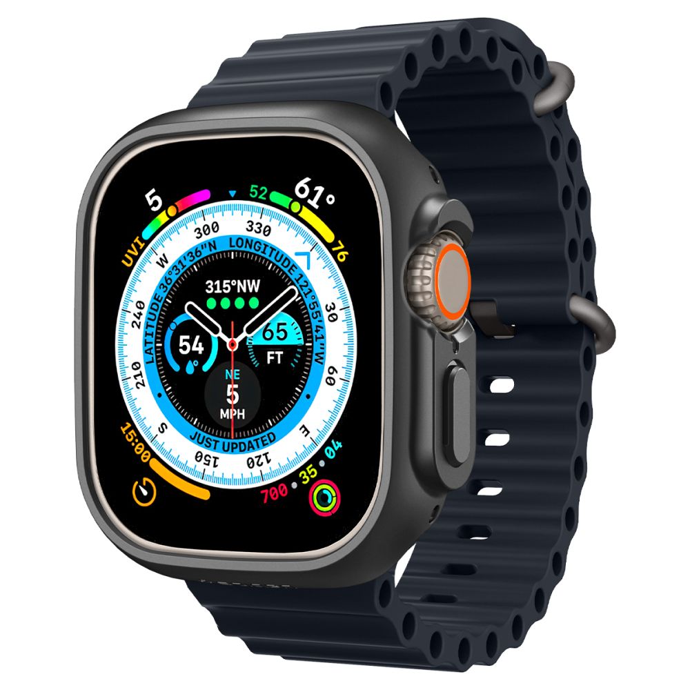 Spigen Thin Fit dėklas Apple Watch Ultra (49mm) - Juodas -- Apple Watch Ultra