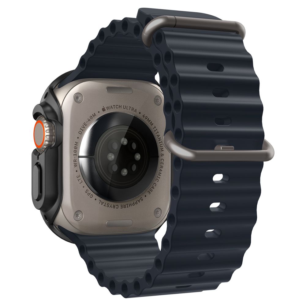 Spigen Thin Fit dėklas Apple Watch Ultra (49mm) - Juodas -- Apple Watch Ultra