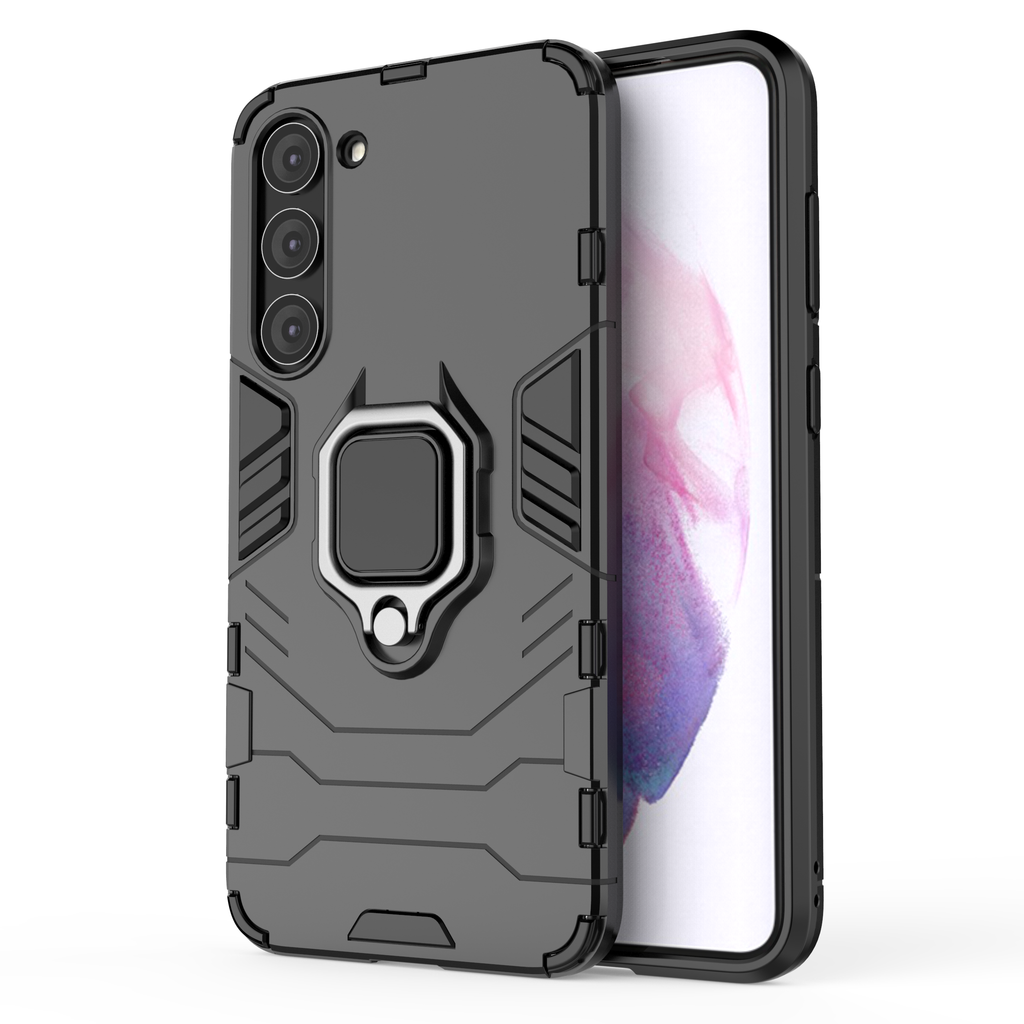 Ring Armor dėklas Samsung Galaxy S23+ – juodas