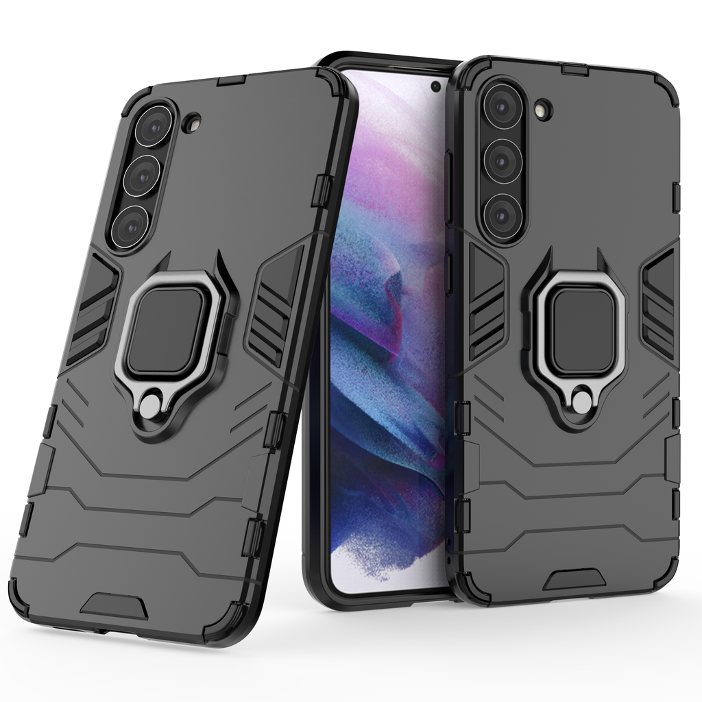 Ring Armor dėklas Samsung Galaxy S23+ – juodas