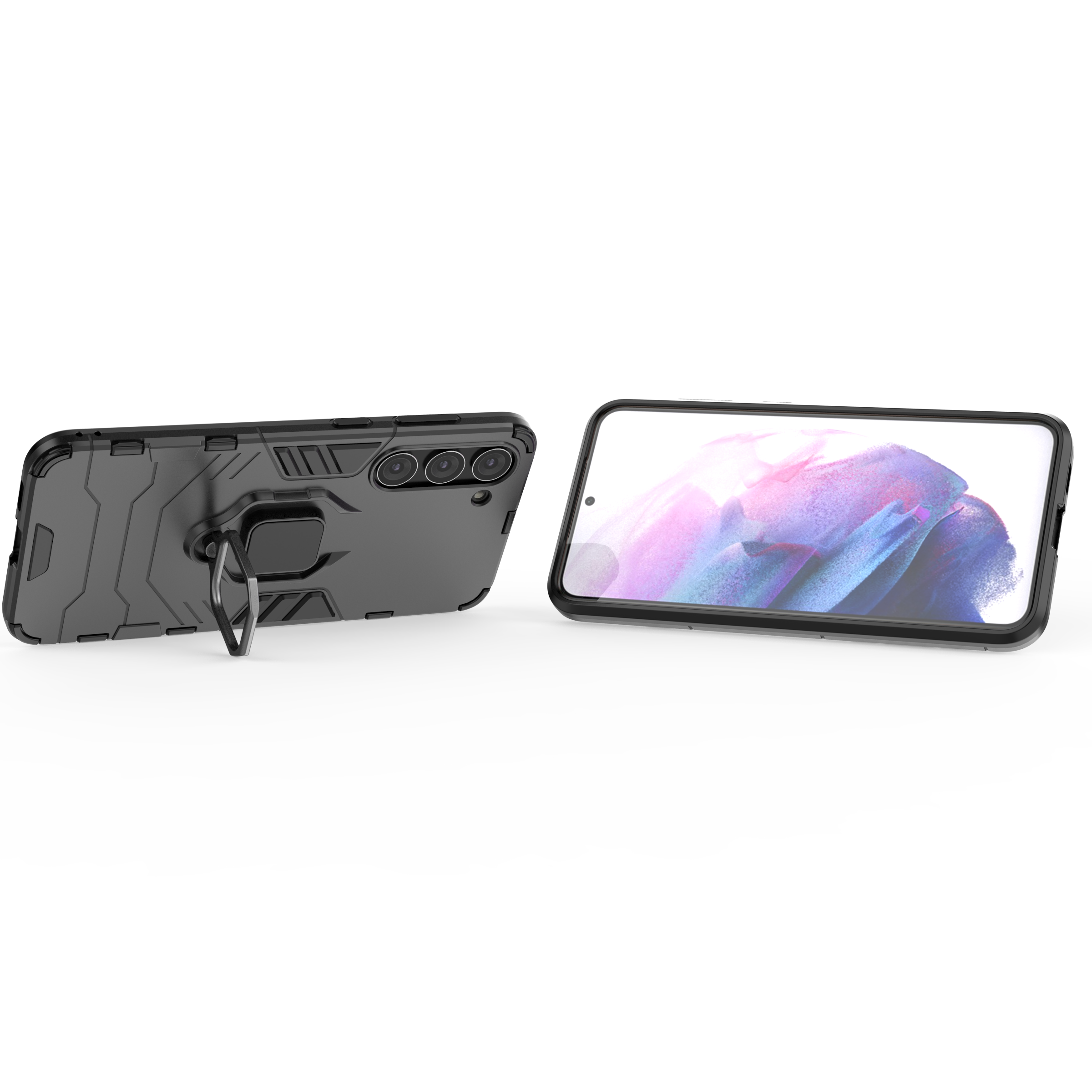 Ring Armor dėklas Samsung Galaxy S23+ – juodas