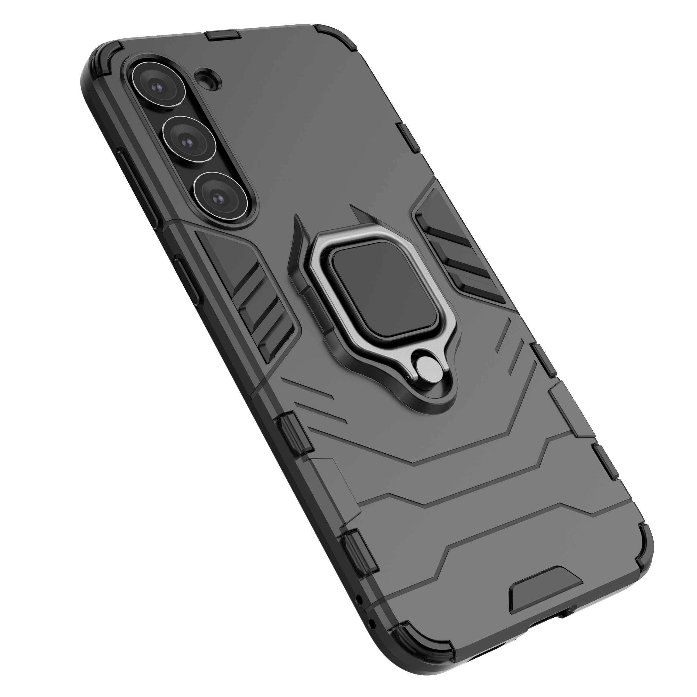 Ring Armor dėklas Samsung Galaxy S23+ – juodas