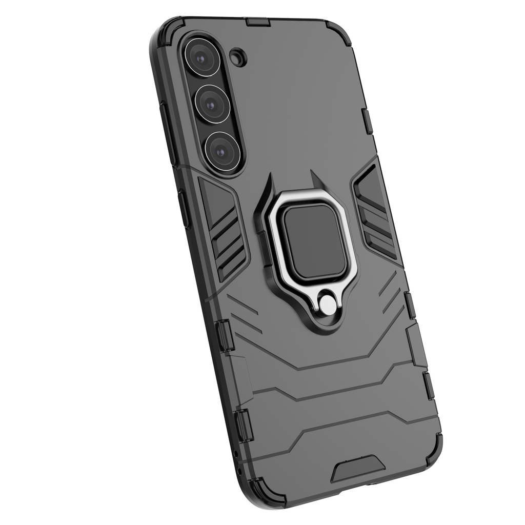 Ring Armor dėklas Samsung Galaxy S23+ – juodas