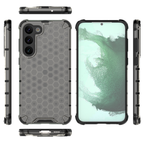 Šarvuotas Honeycomb dėklas Samsung Galaxy S23+ – juodas