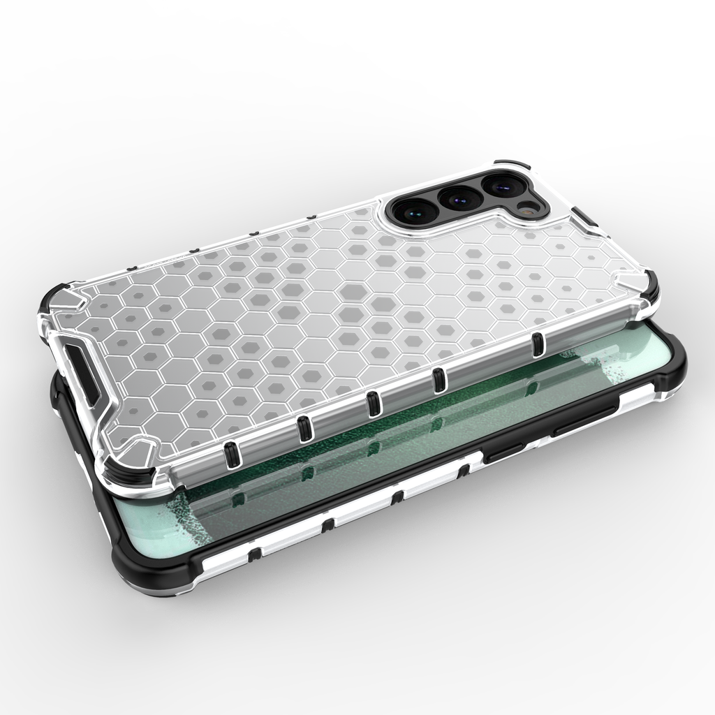 Šarvuotas Honeycomb dėklas Samsung Galaxy S23+ – juodas