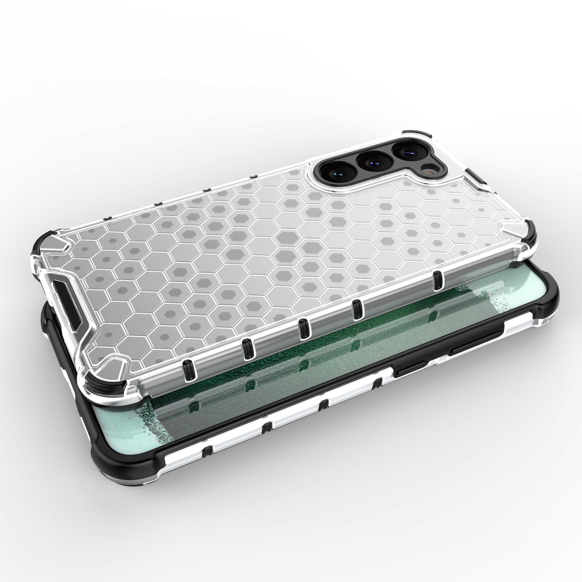 Skaidrus Honeycomb dėklas Samsung Galaxy S23+