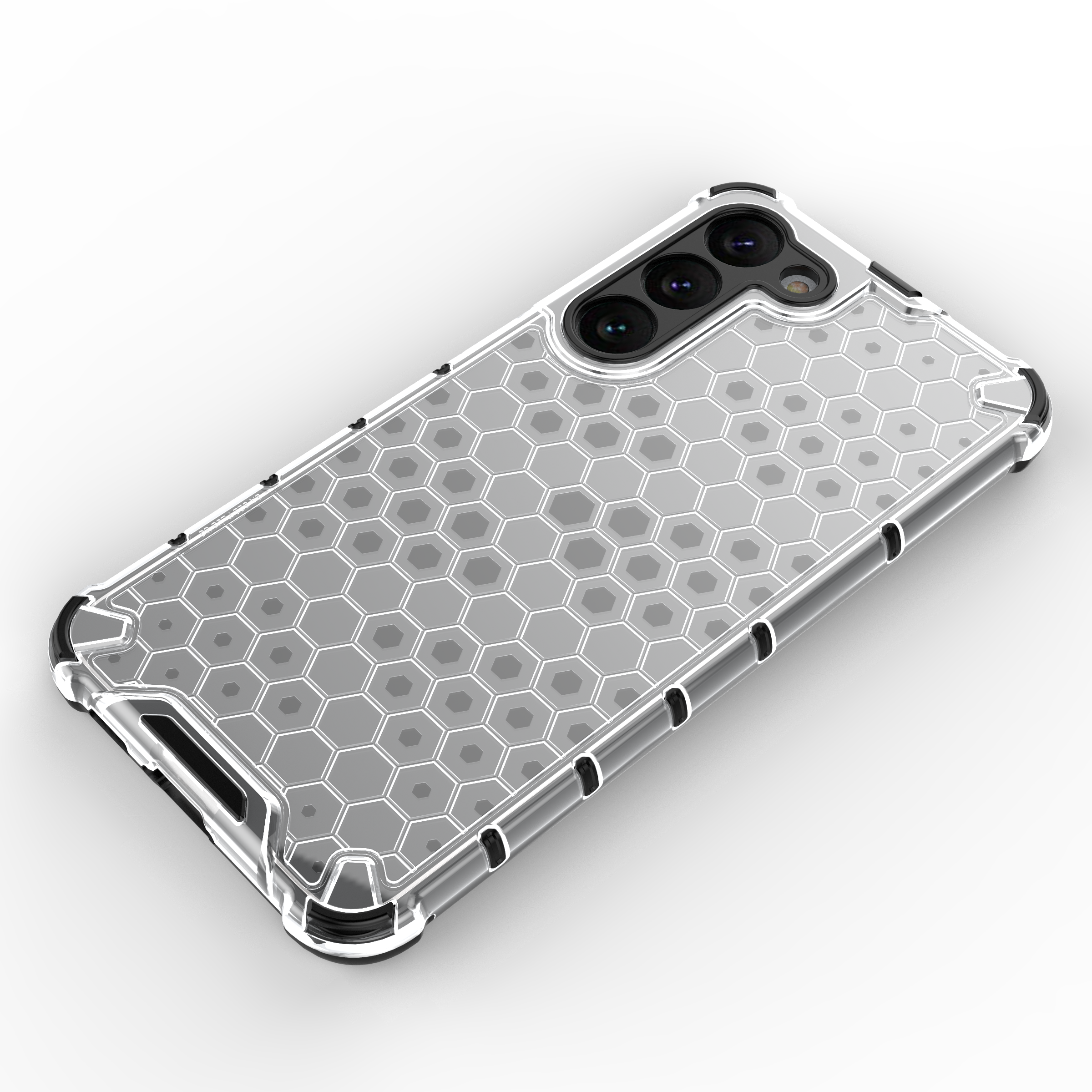 Skaidrus Honeycomb dėklas Samsung Galaxy S23+