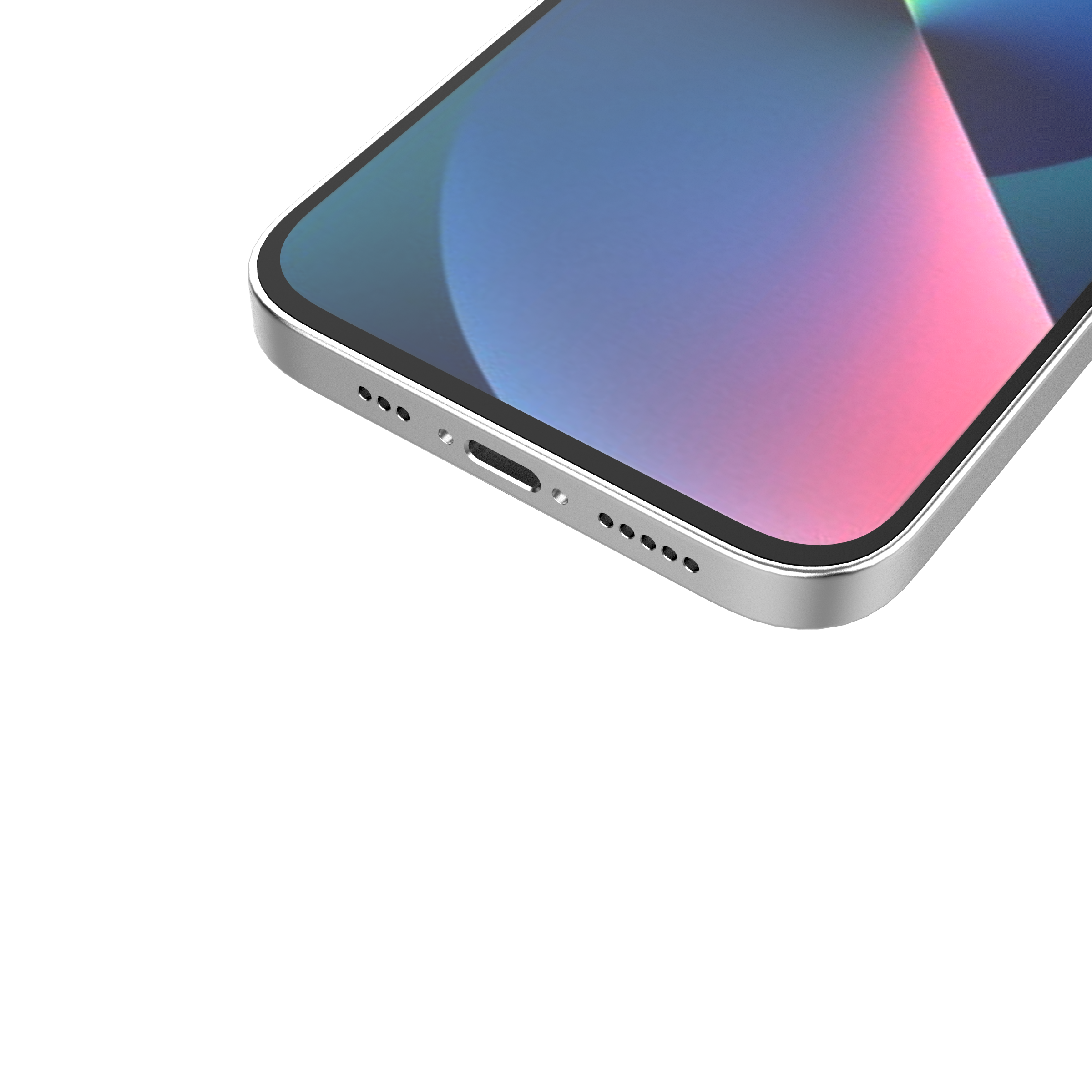 Hurtel Ombre Protect dėklas iPhone 14 – rožinis ir mėlynas