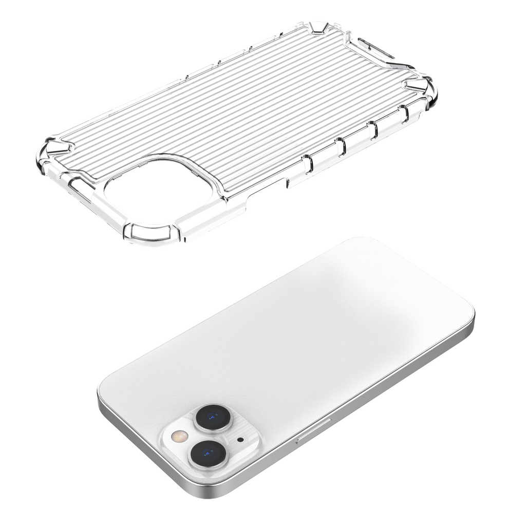Hurtel Ombre Protect dėklas iPhone 14 – rožinis ir mėlynas