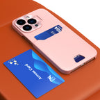 iPhone 14 Plus odinis dėklas su stovele – rožinis