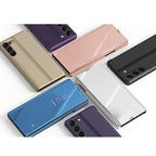 Clear View dėklas Samsung Galaxy S23+ – juodas
