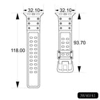 Strap Triple Protection dirželis Apple Watch 38 / 40 / 41 mm - juodas -- Apple Watch